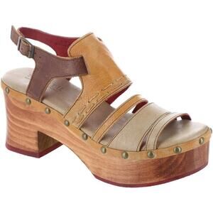 Bed Stu Falabella Womens Leather Sandals Cafe Latte Leather Upper Size 9.5 New